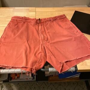 J CREW FACTORY Tattered edge 6” chino shorts
